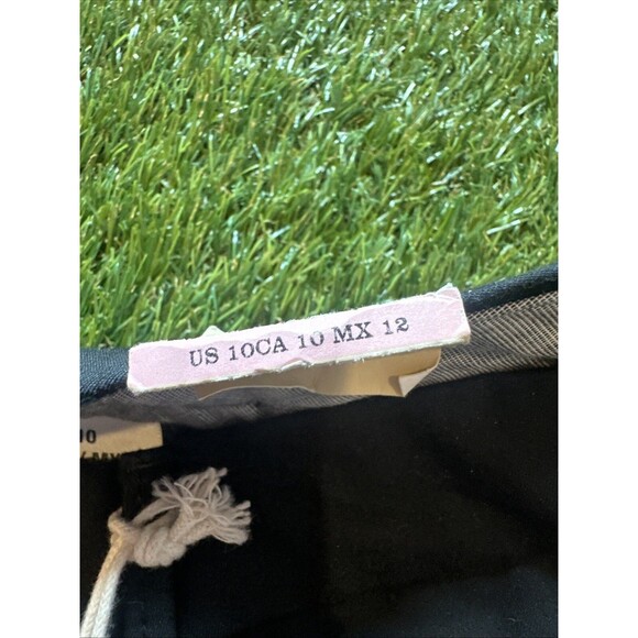 NWT Dockers Black Khaki Diem Straight Legged Womens 10 Metro Capri Pants - Picture 12 of 16